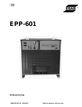 ESAB EPP-601 Användarmanual
