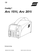 ESAB Caddy® Arc 151i, Arc 201i Användarmanual