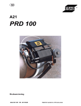 ESAB PRD 100 A21 Användarmanual