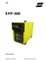 ESAB EPP-360 Användarmanual