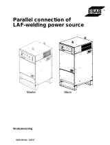 ESAB Parallel connection of LAF-welding power source Användarmanual