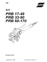 ESAB PRB 60-170 - A21 PRB 17-49 Användarmanual