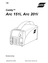 ESAB Caddy® Arc 151i, Caddy® Arc 201i Användarmanual