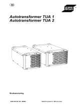 ESAB Autotransformer TUA 1, Autotransformer TUA 2 Användarmanual