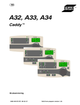 ESAB A34 Caddy Användarmanual