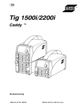 ESAB Caddy Tig 2200i Användarmanual