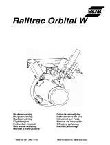 ESAB Railtrac Orbital W Användarmanual
