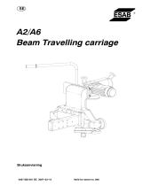 ESAB A2/A6 Beam Travelling Carriage Användarmanual