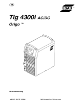 ESAB Tig 4300i AC/DC Användarmanual