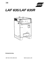ESAB LAF 635/ LAF 635R Användarmanual