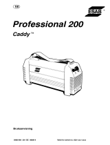 ESAB Professional 200 Caddy® Användarmanual