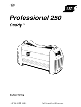ESAB Professional 250 Caddy Användarmanual