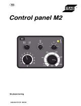 ESAB Control panel M2 Användarmanual