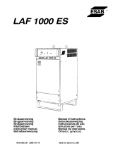 ESAB LAF 1000 ES Användarmanual