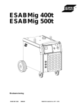 ESAB ESABMig 400t Användarmanual