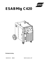 ESAB Mig C420 Användarmanual