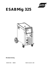 ESAB MIG 325 Användarmanual