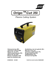 ESAB Origo™ Cut 35i, Origo™Cut 35i Användarmanual