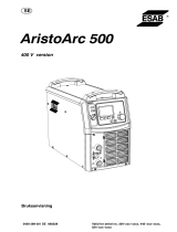 ESAB Aristo®Arc 500 Användarmanual