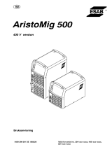 ESAB AristoMig 500 Användarmanual