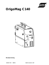 ESAB Origo™Mag C140 Användarmanual