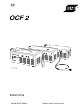 ESAB OCF 2 Användarmanual