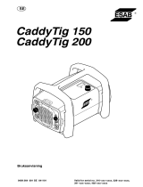 ESAB Caddy®Tig 150, Caddy®Tig 200 Användarmanual