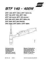 ESAB BTF 250W F Användarmanual