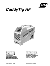 ESAB CaddyTig HF Användarmanual