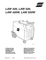 ESAB LAW 420, LAW 520 Användarmanual