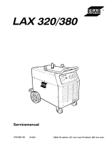 ESAB LAX 320 Användarmanual