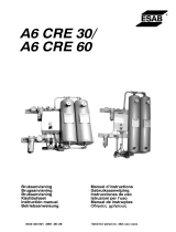 ESAB A6 CRE 30 / A6 CRE 60 Användarmanual