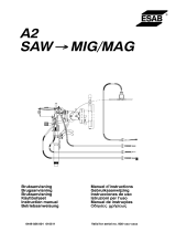 ESAB A2 SAW → MIG/MAG Användarmanual