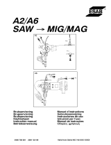 ESAB A2 / A6 SAW → MIG/MAG Användarmanual