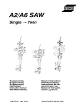 ESAB A2 / A6 SAW SINGEL → TWIN Användarmanual