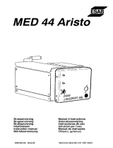 ESAB MED 44 Aristo® Användarmanual