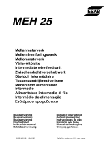 ESAB MEH 25 Användarmanual