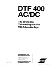 ESAB DTF 400 AC / DC Användarmanual
