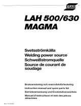 ESAB LAH 630 Magma Användarmanual
