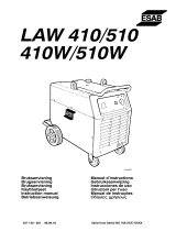 ESAB LAW 410 Användarmanual