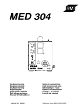 ESAB MED 304 Användarmanual