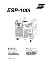 ESAB ESP 100i Användarmanual