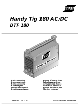 ESAB DTF 180 Användarmanual