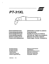 ESAB PT 31XL Användarmanual