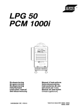 ESAB PCM 1000i Användarmanual