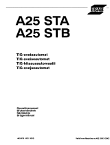 ESAB STA / STB A25 STA / STB Användarmanual