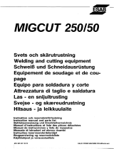 ESAB MIGCUT 250/50 Användarmanual
