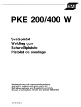ESAB PKE 200, PKE 400 Användarmanual