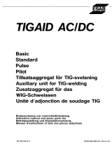 ESAB TIGAID AC/DC Användarmanual