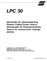 ESAB LPC 50 Användarmanual